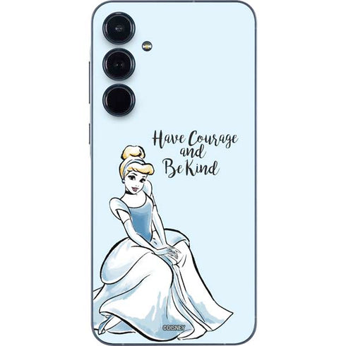 Disney Princess Cinderella Have Courage and Be Kind Art Galaxy A35 5G Skin